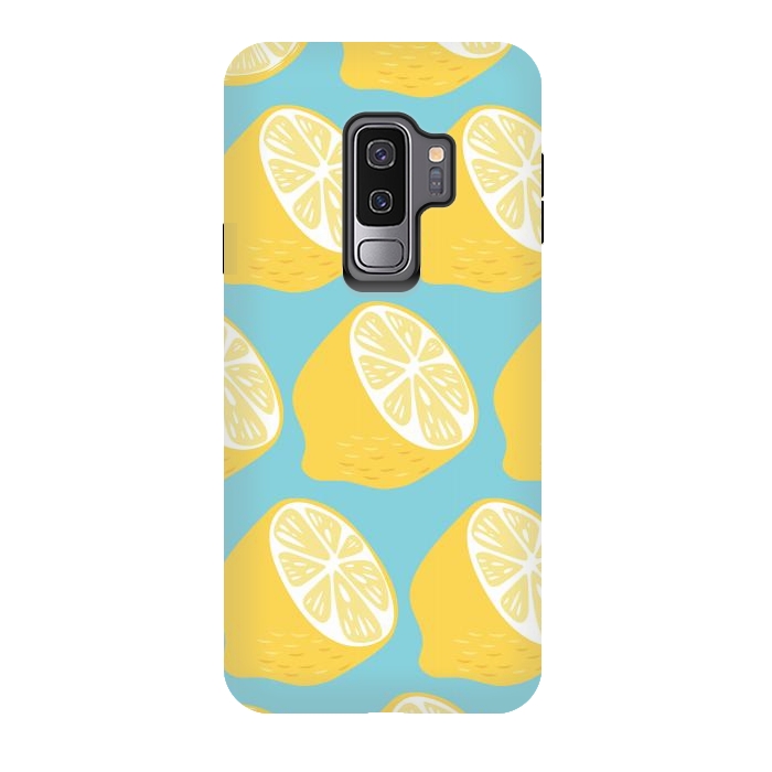 Galaxy S9 plus StrongFit Lemon pattern 13 by Jelena Obradovic