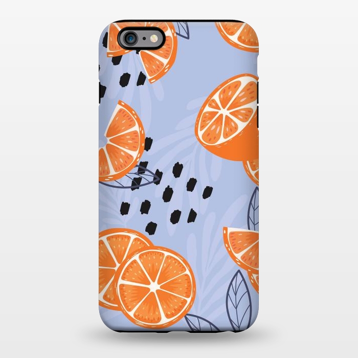 iPhone 6/6s plus StrongFit Orange pattern 04 by Jelena Obradovic