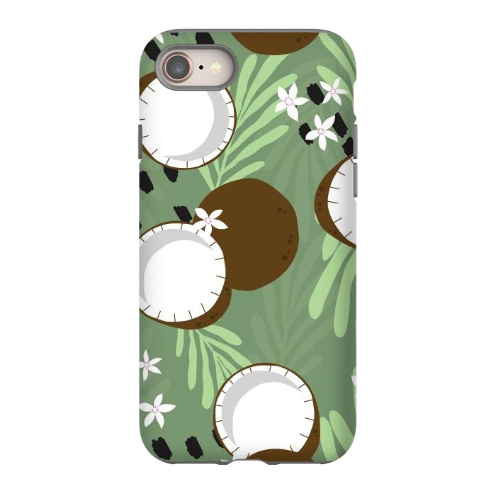 iPhone SE StrongFit Coconut pattern 01 by Jelena Obradovic