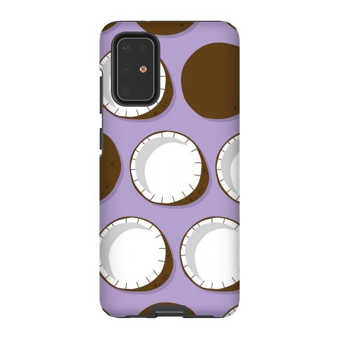 Galaxy S20 Plus StrongFit Coconut pattern 02 by Jelena Obradovic