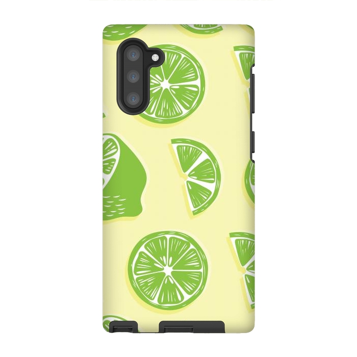 Galaxy Note 10 StrongFit Lime pattern 04 by Jelena Obradovic