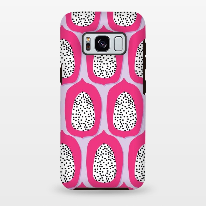 Galaxy S8 plus StrongFit Papaya pattern 01 by Jelena Obradovic