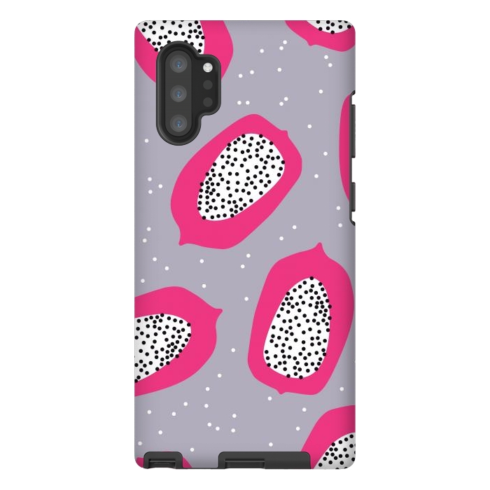 Galaxy Note 10 plus StrongFit Papaya pattern 02 by Jelena Obradovic