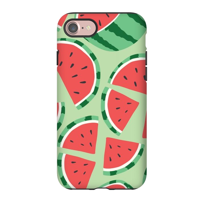 iPhone 7 StrongFit Watermelon pattern 01 by Jelena Obradovic