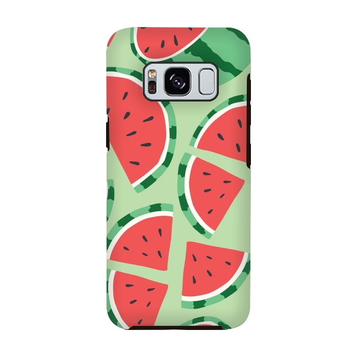 Galaxy S8 StrongFit Watermelon pattern 01 by Jelena Obradovic