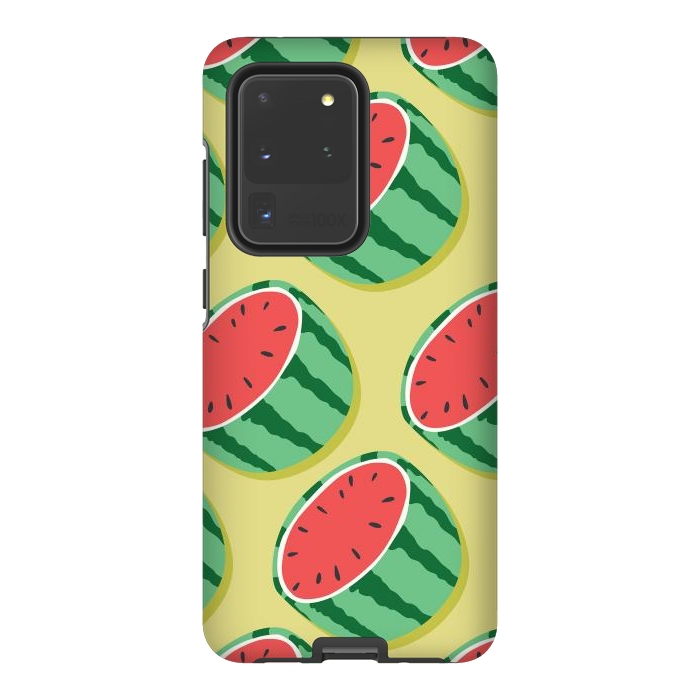 Galaxy S20 Ultra StrongFit Watermelon pattern 02 by Jelena Obradovic