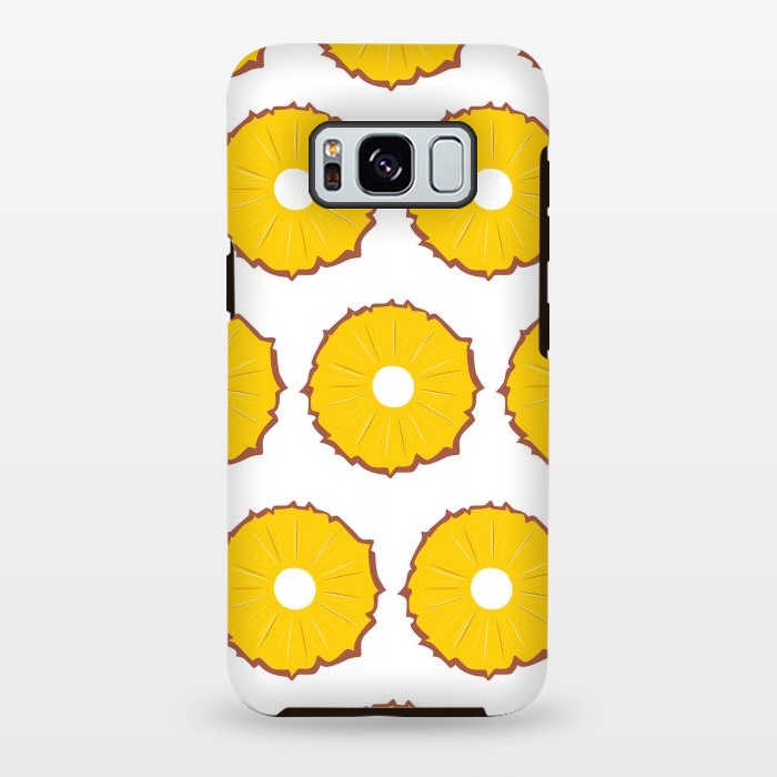 Galaxy S8 plus StrongFit Pineapple pattern 01 by Jelena Obradovic