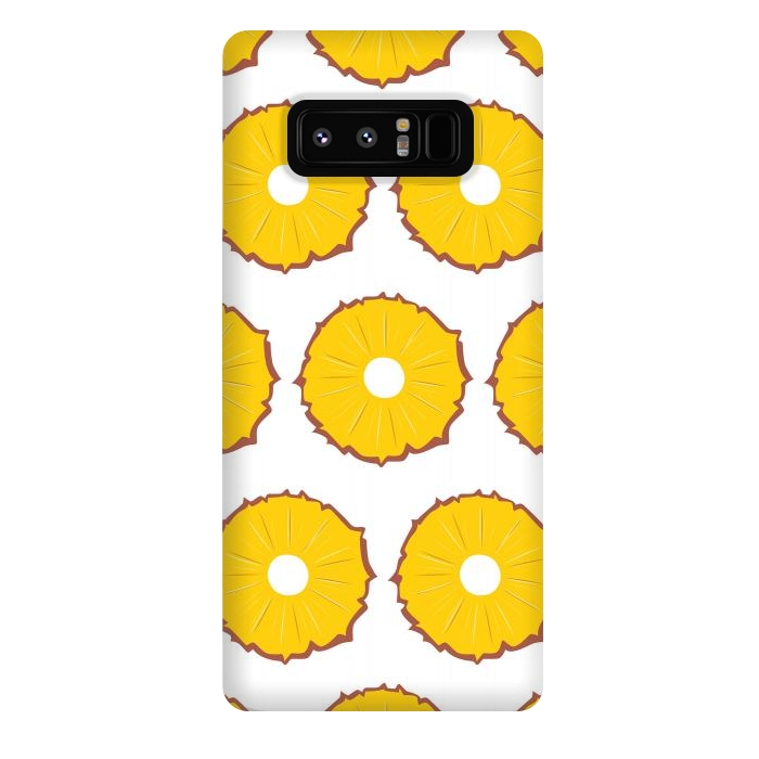 Galaxy Note 8 StrongFit Pineapple pattern 01 by Jelena Obradovic