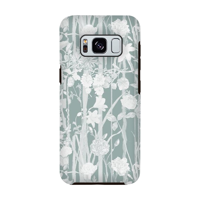Galaxy S8 StrongFit Pastel botanical floral vines by Oana 