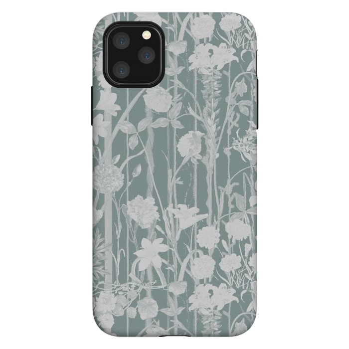 iPhone 11 Pro Max StrongFit Pastel botanical floral vines by Oana 