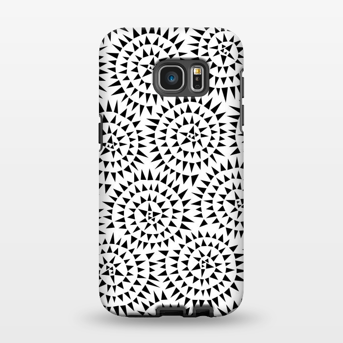 Galaxy S7 EDGE StrongFit Swirling Thorns by Majoih