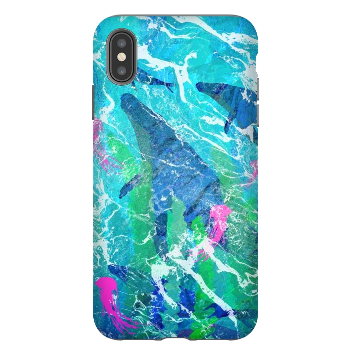 iPhone Xs Max StrongFit The ocean whales by Steve Wade (Swade)