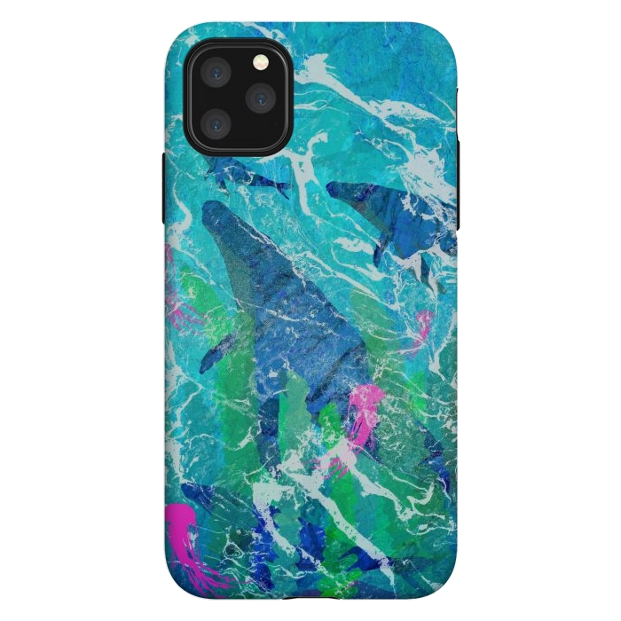 iPhone 11 Pro Max StrongFit The ocean whales by Steve Wade (Swade)