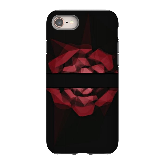 iPhone 8 StrongFit Red rose by CAS