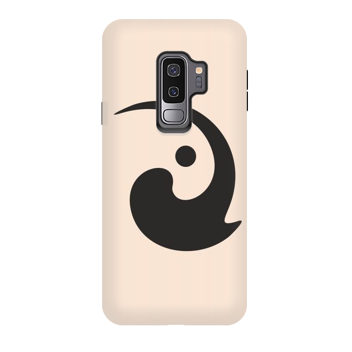 Galaxy S9 plus StrongFit Black Minimal Art-I by Creativeaxle