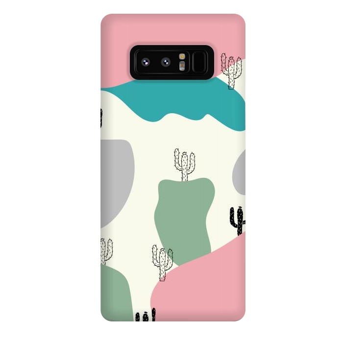 Galaxy Note 8 StrongFit Mountain Cactus by Creativeaxle