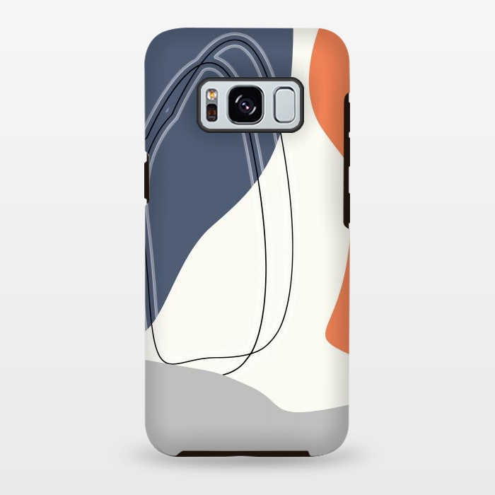 Galaxy S8 plus StrongFit Chasing Shapes Minimal Art by Creativeaxle