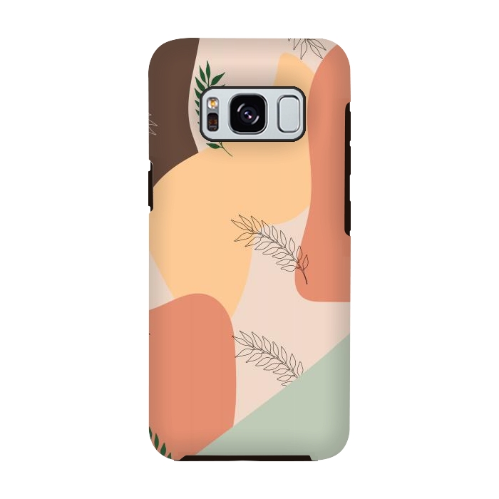 Galaxy S8 StrongFit Summer Abstract Minimal Art by Creativeaxle