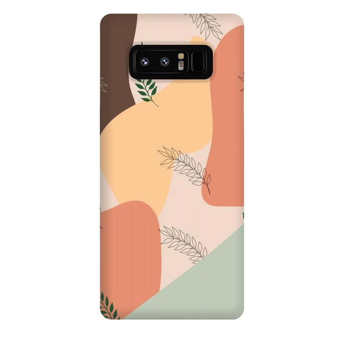 Galaxy Note 8 StrongFit Summer Abstract Minimal Art by Creativeaxle