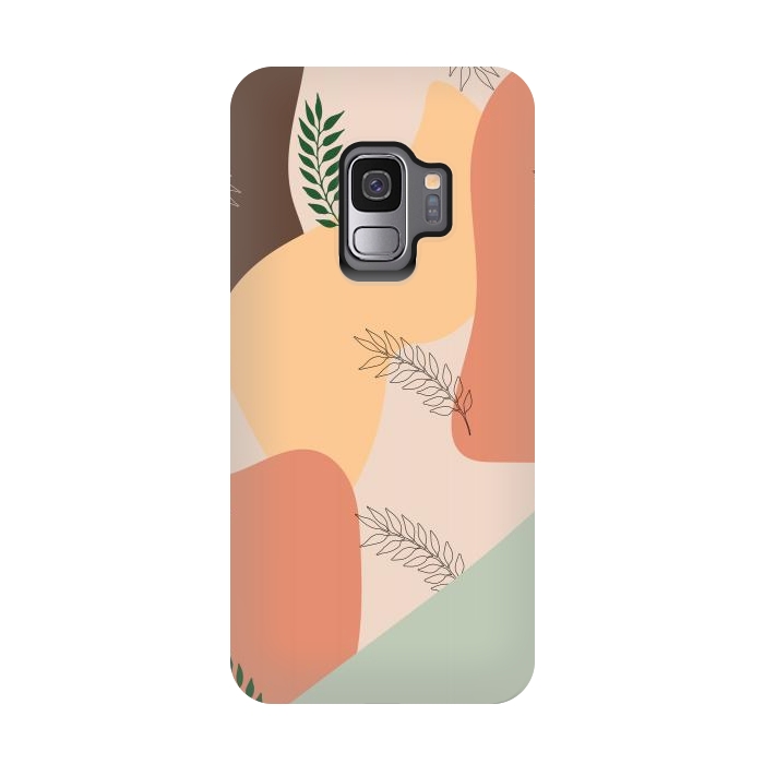 Galaxy S9 StrongFit Summer Abstract Minimal Art by Creativeaxle
