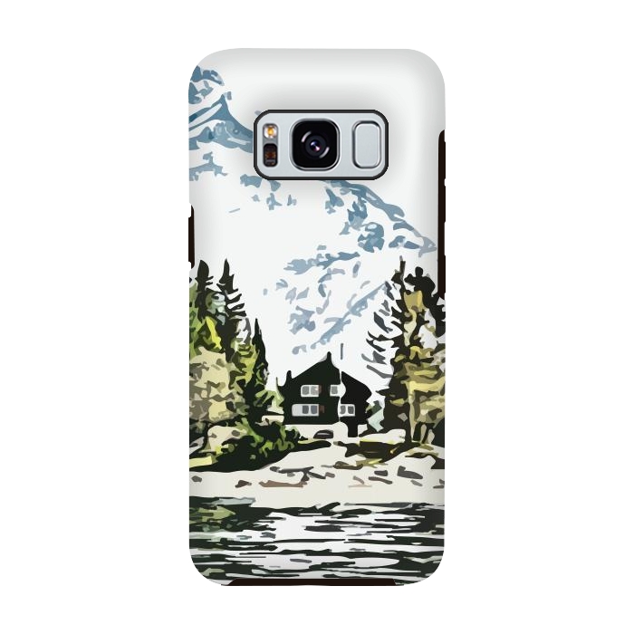 Galaxy S8 StrongFit Mountain Forest by Creativeaxle
