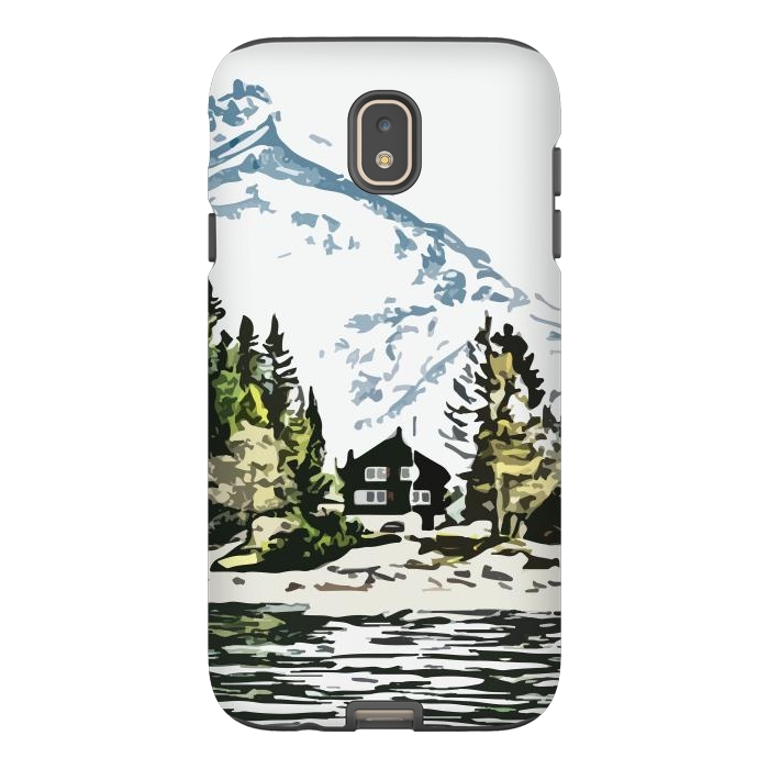Galaxy J7 StrongFit Mountain Forest by Creativeaxle