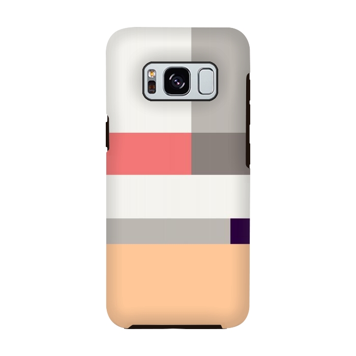 Galaxy S8 StrongFit Colors in Block Minimal Art by Creativeaxle