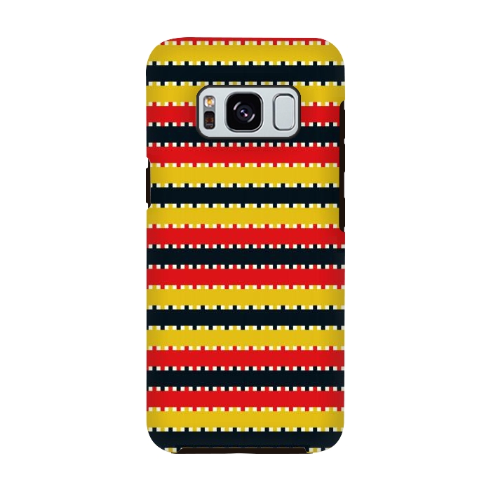 Galaxy S8 StrongFit Plaid Yellow by TMSarts