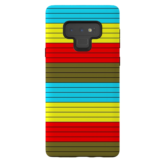 Galaxy Note 9 StrongFit Multiple Colored by TMSarts