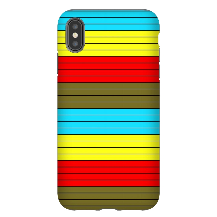 iPhone Xs Max StrongFit Multiple Colored by TMSarts