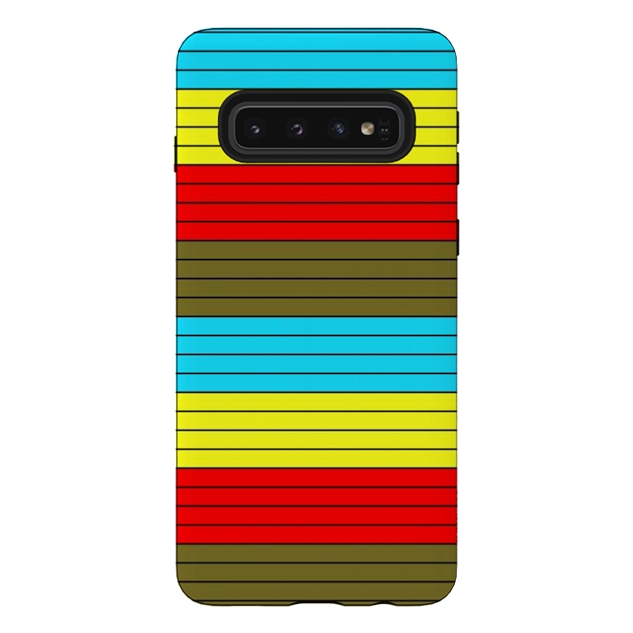 Galaxy S10 StrongFit Multiple Colored by TMSarts