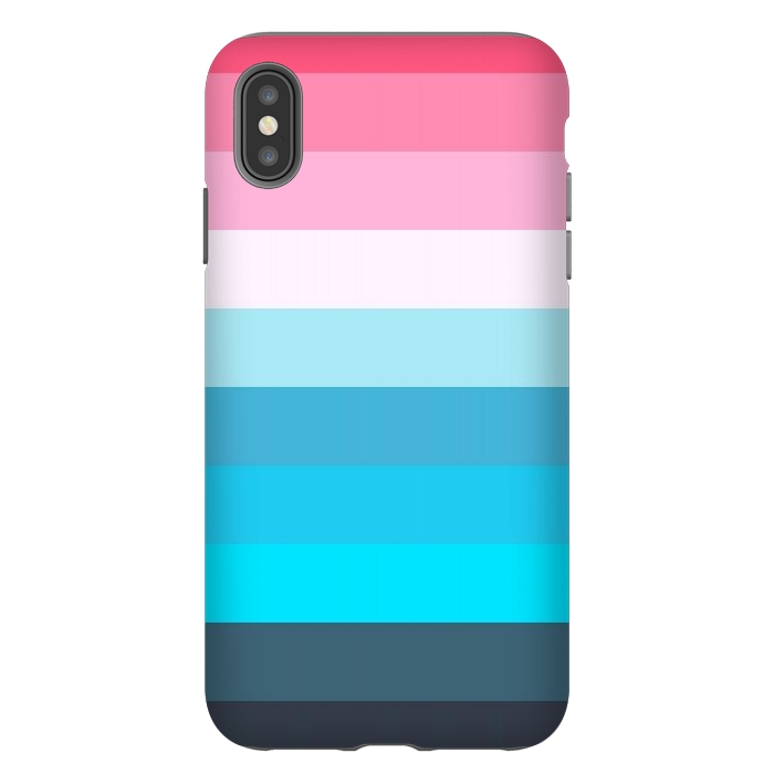 iPhone Xs Max StrongFit Retro Beach by TMSarts