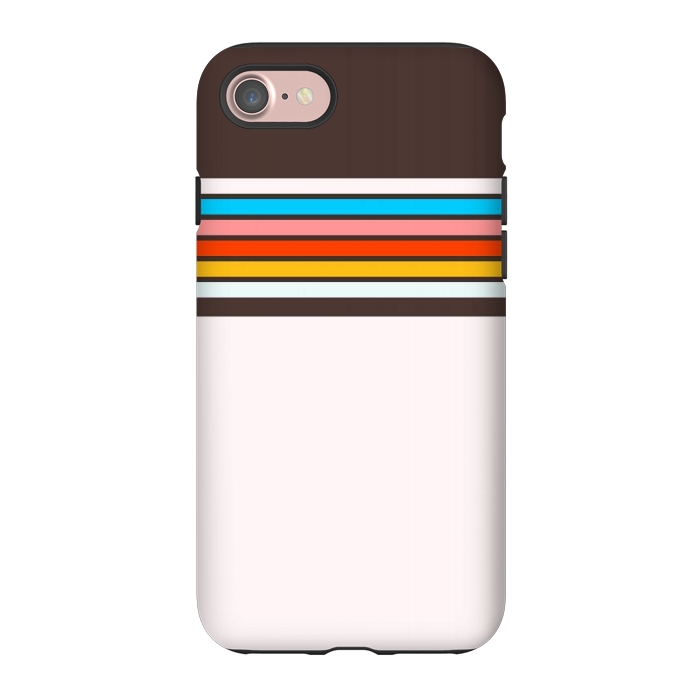 iPhone 7 StrongFit Vintage Stripes by TMSarts