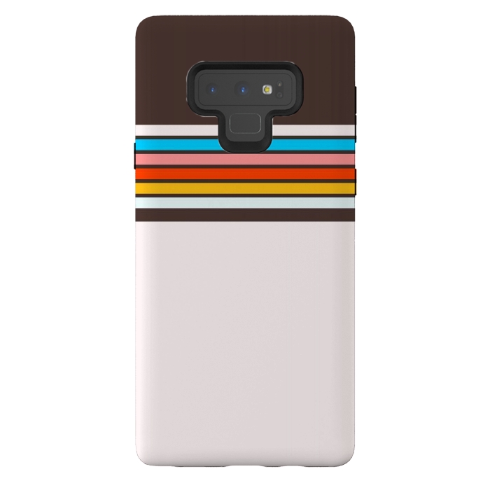 Galaxy Note 9 StrongFit Vintage Stripes by TMSarts