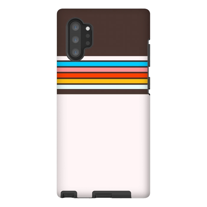 Galaxy Note 10 plus StrongFit Vintage Stripes by TMSarts