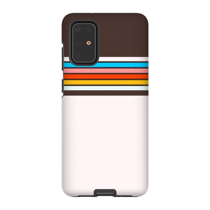 Galaxy S20 Plus StrongFit Vintage Stripes by TMSarts
