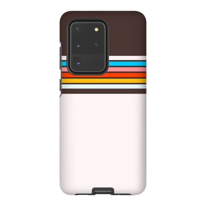 Galaxy S20 Ultra StrongFit Vintage Stripes by TMSarts