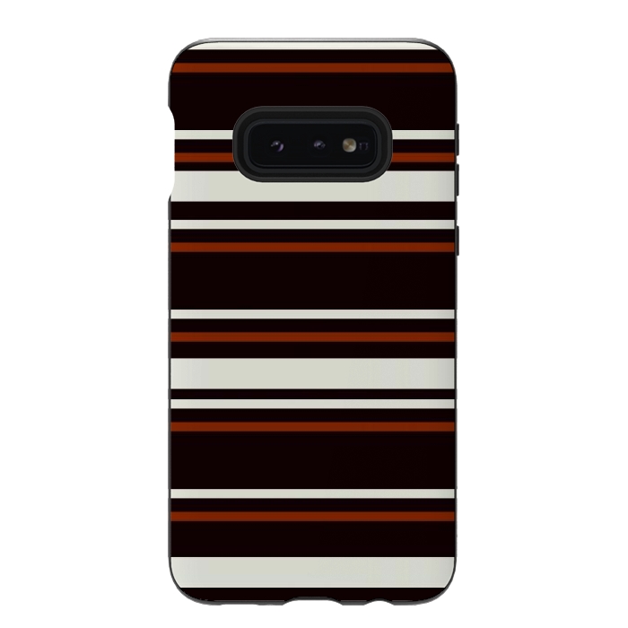 Galaxy S10e StrongFit Classic Brown by TMSarts