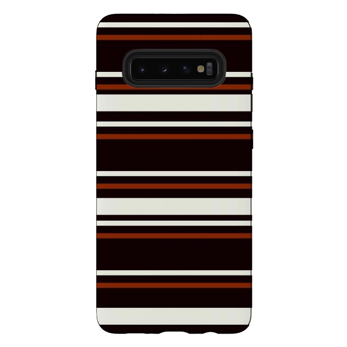 Galaxy S10 plus StrongFit Classic Brown by TMSarts