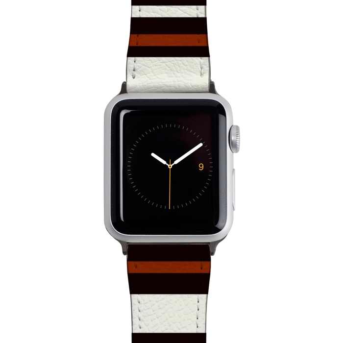 Watch 38mm / 40mm Strap PU leather Classic Brown by TMSarts