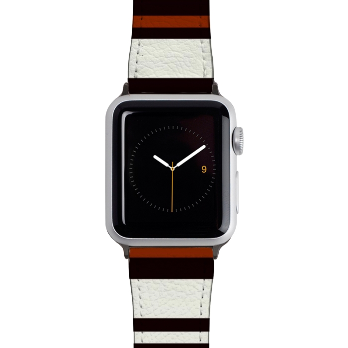 Watch 42mm / 44mm Strap PU leather Classic Brown by TMSarts