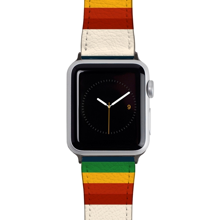 Watch 38mm / 40mm Strap PU leather Rainbow by TMSarts