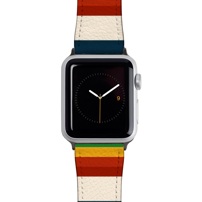 Watch 42mm / 44mm Strap PU leather Rainbow by TMSarts
