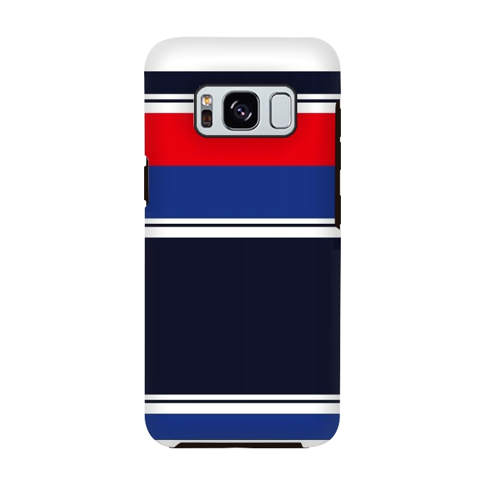 Galaxy S8 StrongFit Blue Casual  by TMSarts