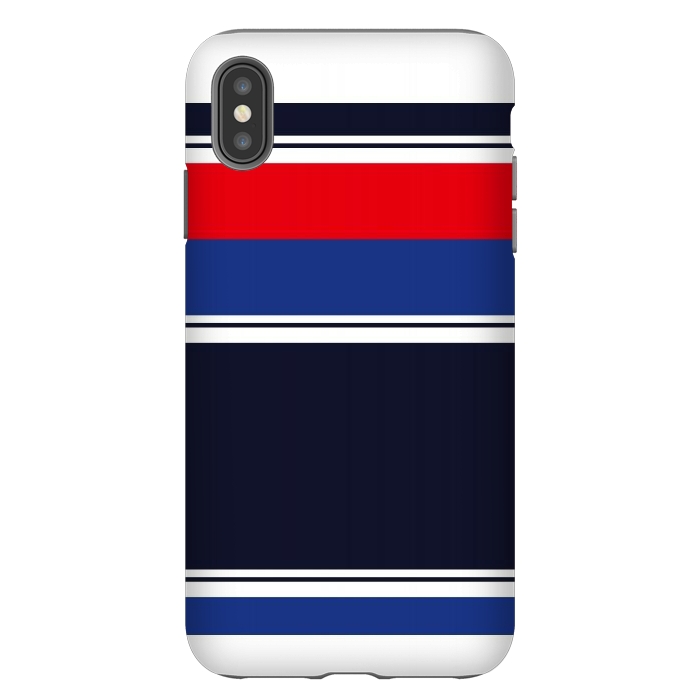 iPhone Xs Max StrongFit Blue Casual  by TMSarts