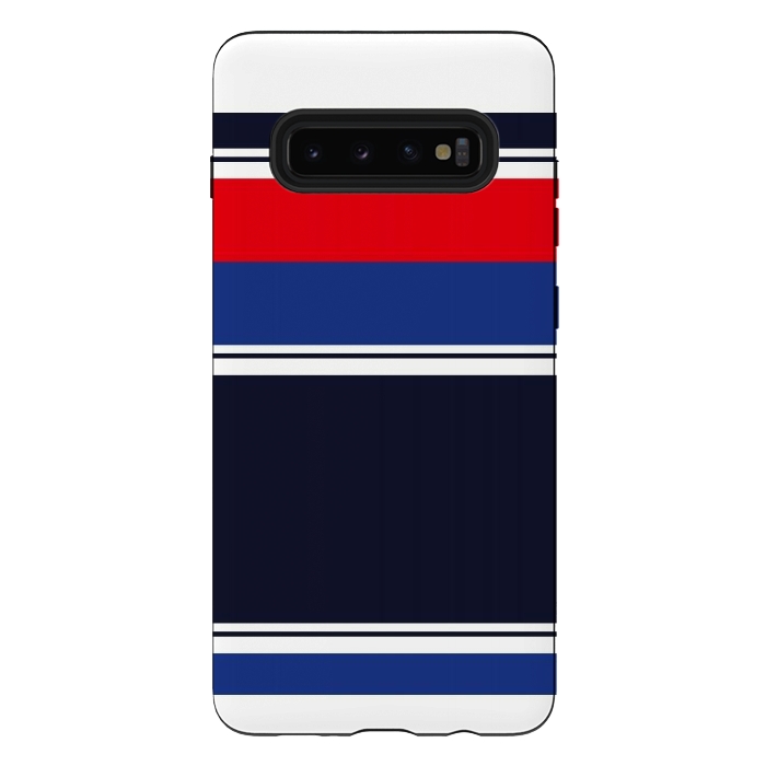 Galaxy S10 plus StrongFit Blue Casual  by TMSarts