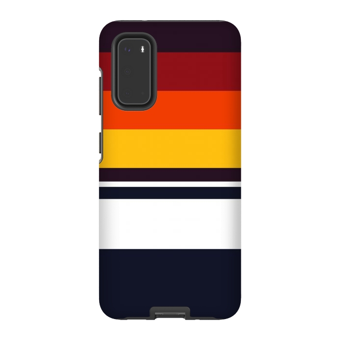 Galaxy S20 StrongFit Sunset Retro by TMSarts