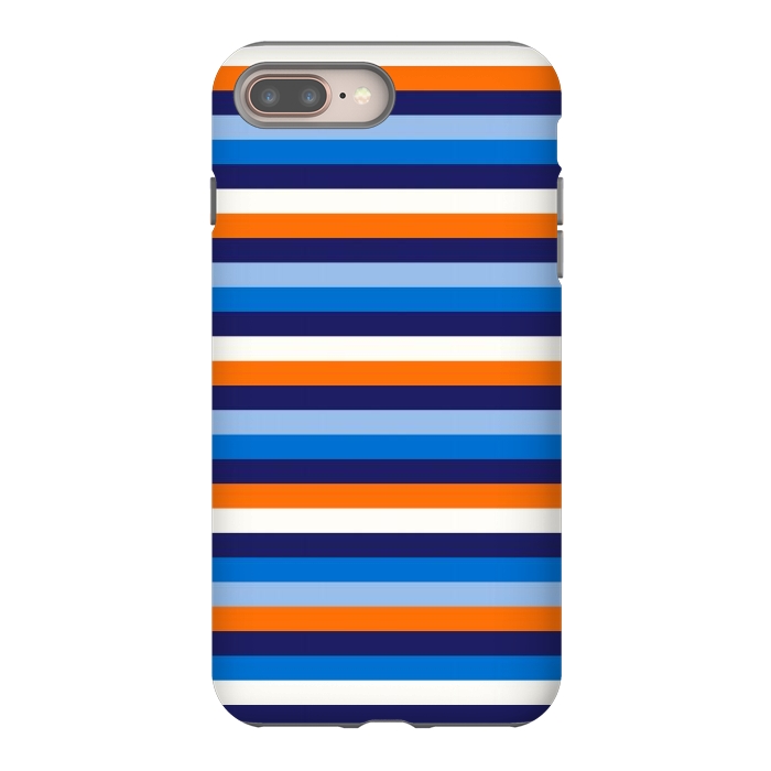 iPhone 7 plus StrongFit Repeating Blue by TMSarts