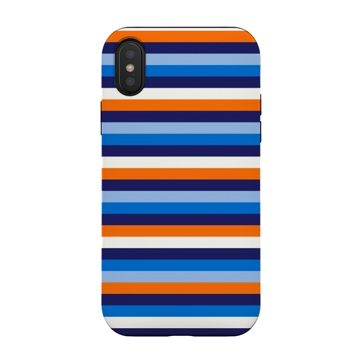 iPhone Xs / X StrongFit Repeating Blue by TMSarts