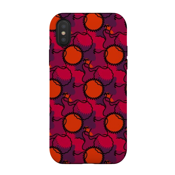 iPhone Xs / X StrongFit Surface Textile by TMSarts